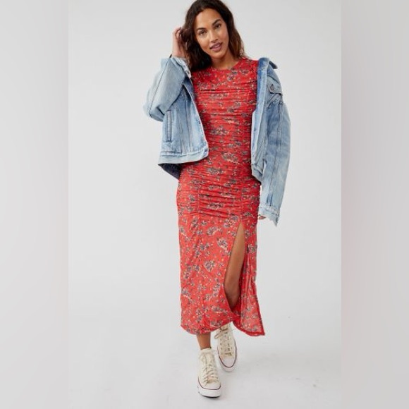 Free People Briella Midi - Bloom Combo Size XS - Picture 4 of 11